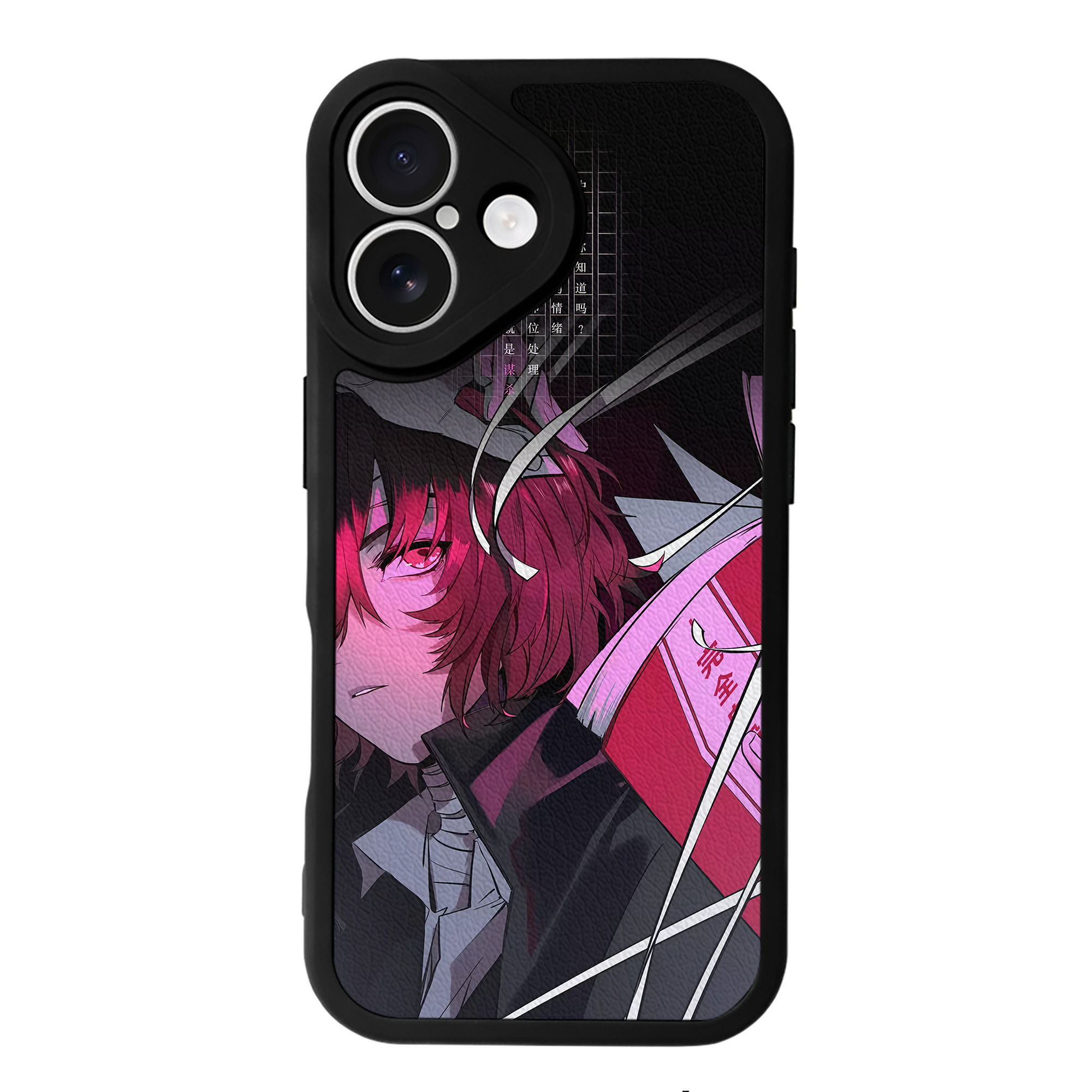 （画像用） 文豪ストレイドッグス Bungo Stray Dogs 【iPhone 16シリーズ対応】シリコンスマホケース（レザー調） 材質：シリコン